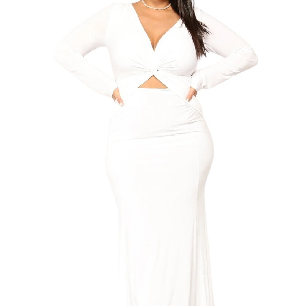 FASHION NOVA KNOT DRESS SIZE 3X